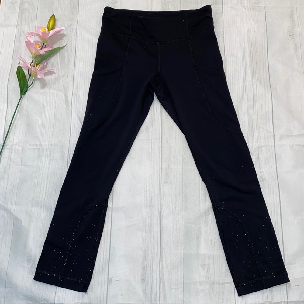 Lululemon Polka Dot Mesh Legging size 4